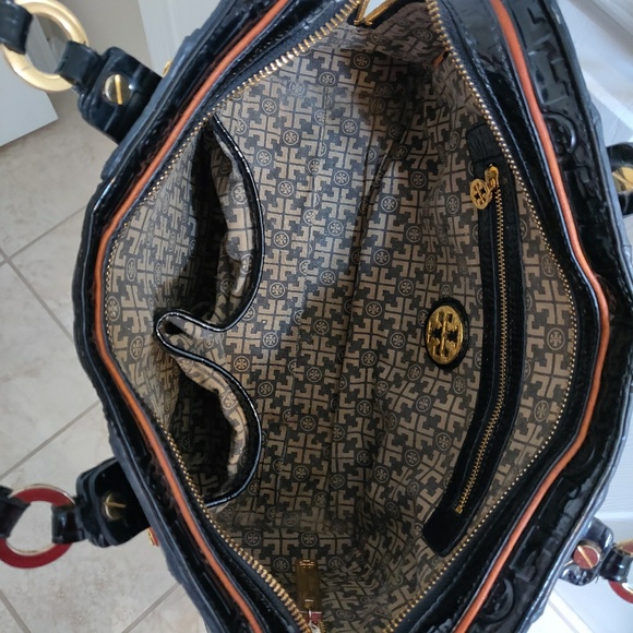 SOLD🔥Tory Burch Nico Lux T Bag-Satchel - Picture 5 of 8